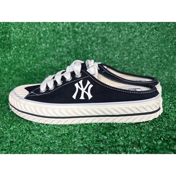MLB Shoes Play Ball Origin Mule New York Yankees Black Size US W8 - Picture 3 of 8